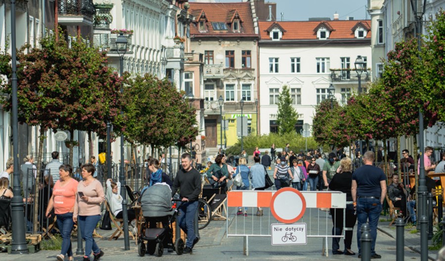 Gdańsk: Deptak na Wajdeloty. Udany pierwszy dzień Gdańsk: Deptak na Wajdeloty. Udany pierwszy dzień