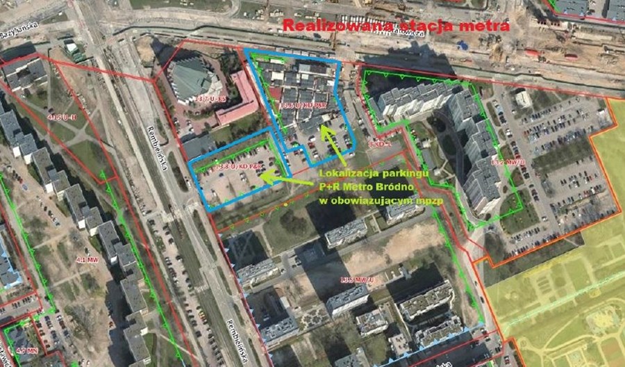ZTM Warszawa planuje parking P&R przy stacji metra Bródno ZTM Warszawa planuje parking P&R przy stacji metra Bródno