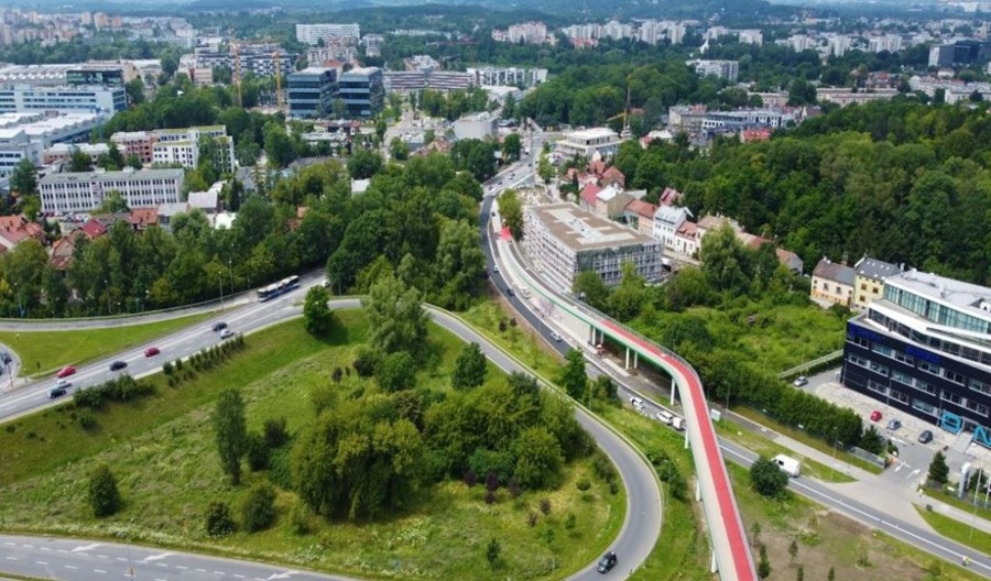 Kładka pieszo-rowerowa w Podgórzu otwiera się na krakowian Kładka pieszo-rowerowa w Podgórzu otwiera się na krakowian