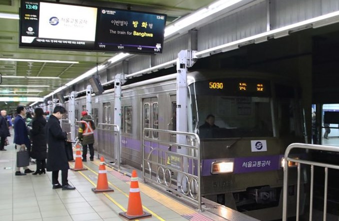 Seul: Linia nr 5 metra zyskała 4,7 km i dwie stacje