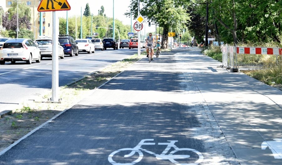 Poznań. Powstaję nowa trasa rowerowa na Grundwaldzie Poznań. Powstaję nowa trasa rowerowa na Grundwaldzie