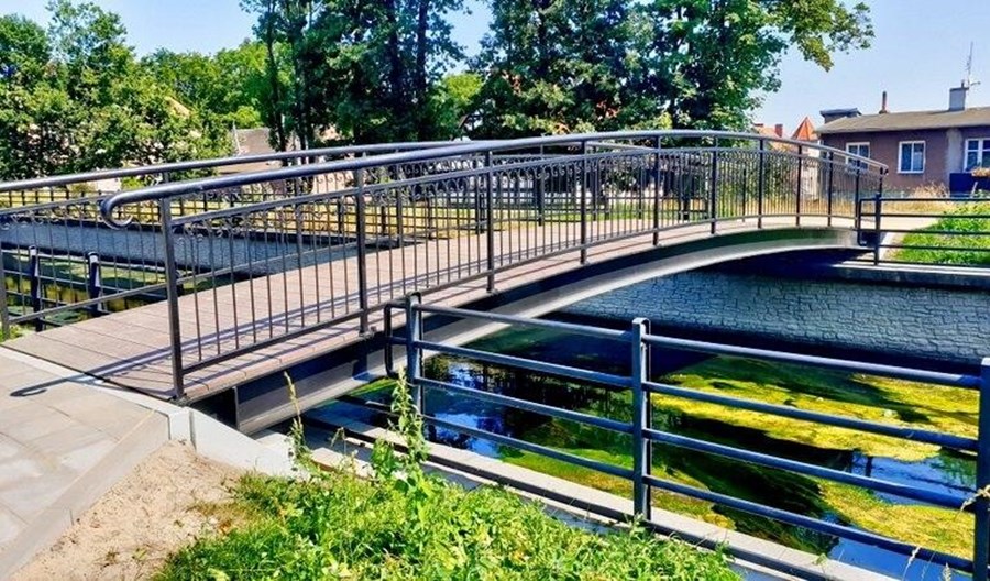Gdańsk. Kładka nad Kanałem Raduni już otwarta dla rowerzystów i pieszych Gdańsk. Kładka nad Kanałem Raduni już otwarta dla rowerzystów i pieszych