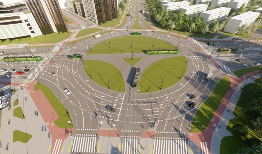 Poznań. Rozpoczęła się przebudowa ronda Rataje Poznań. Rozpoczęła się przebudowa ronda Rataje