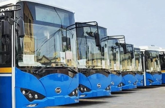 Chiński BYD dostarczył 33 autobusy elektryczne na Barbados