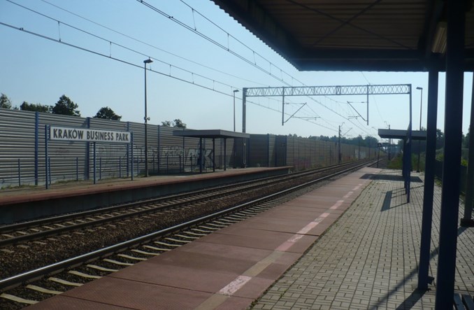 Przystanek kolejowy Kraków Business Park do przebudowy