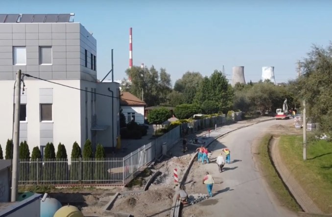 Kraków: Trwa budowa nowych chodników