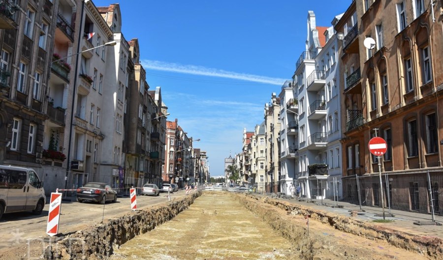 Poznań: Przebudowa ul. Wierzbięcice. Trwa budowa ciepłociągu Poznań: Przebudowa ul. Wierzbięcice. Trwa budowa ciepłociągu