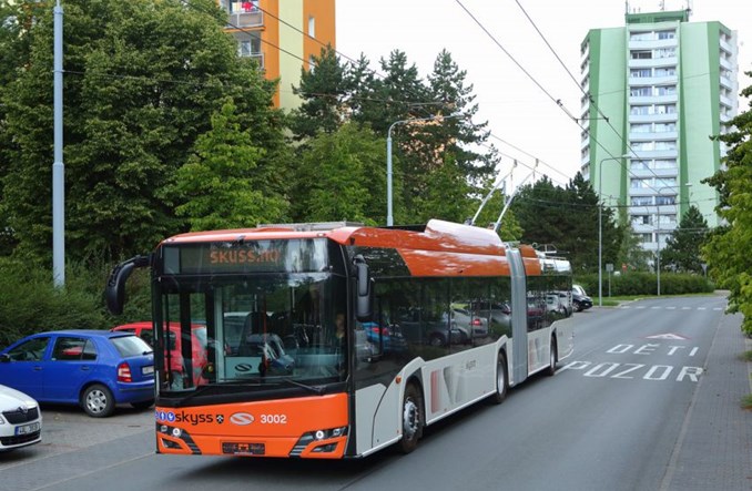 Pierwszy trolejbus Solarisa-Škody w Bergen