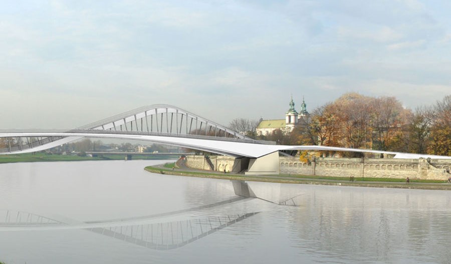Kraków: Co dalej z kładką łączącą Ludwinów z Kazimierzem? Kraków: Co dalej z kładką łączącą Ludwinów z Kazimierzem?