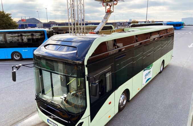 Volvo wprowadzi nowy sposób ładowania elektrobusów