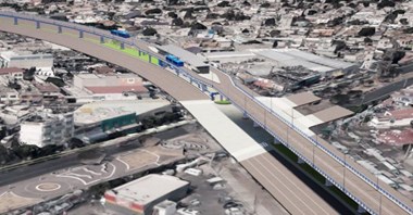 Meksyk buduje trolejbusowy korytarz na estakadzie. 10 przystanków i 8 km trasy