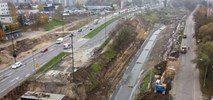 Kraków: Budowa tramwaju do Górki Narodowej nie zwalnia tempa [zdjęcia]