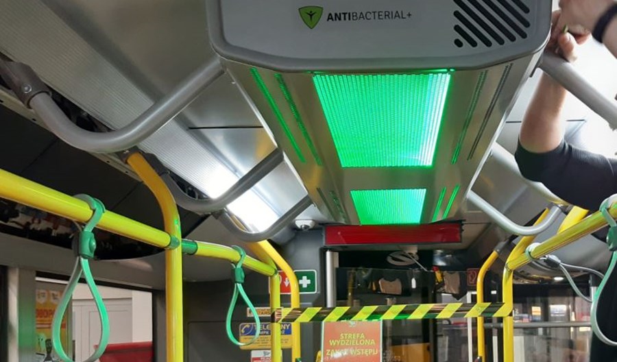 Łódź: MPK testuje oczyszczacze powietrza w autobusach Łódź: MPK testuje oczyszczacze powietrza w autobusach