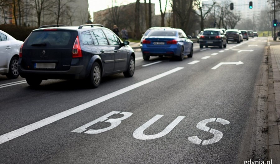Gdynia przedłuża buspas na Małokackiej Gdynia przedłuża buspas na Małokackiej