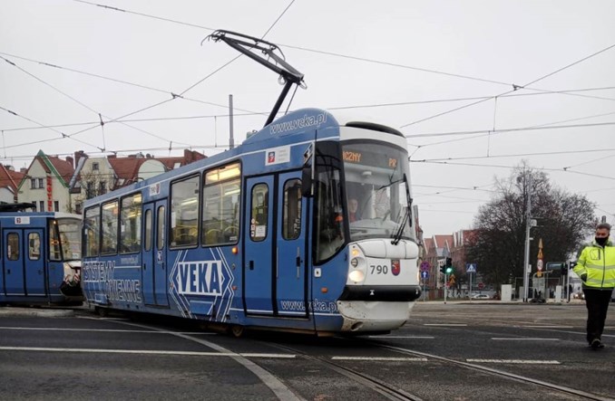 Szczecin: Pomyślny przejazd tramwaju na Wyszyńskiego