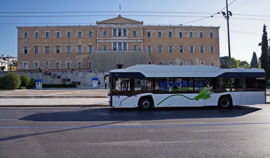 Elektryczny Solaris na testach w Atenach Elektryczny Solaris na testach w Atenach