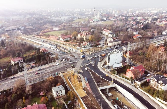 Kraków: Tramwaje na Trasie Łagiewnickiej ruszą w 2022 r.