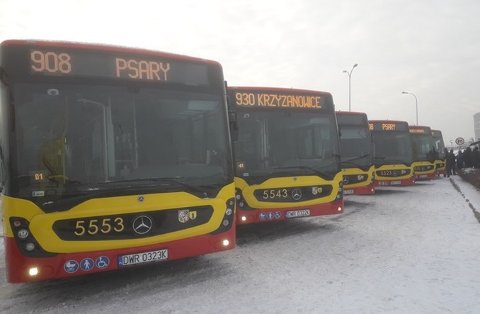 Nowe Mercedesy na liniach z Wrocławia do Wiszni Małej