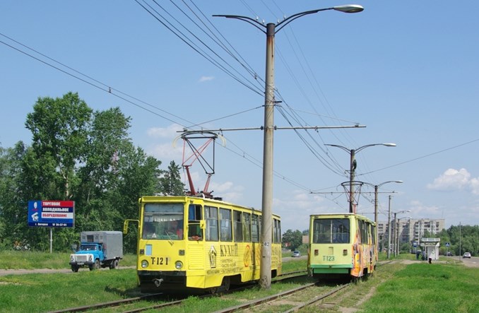 Zamieszanie z tramwajami w Angarsku