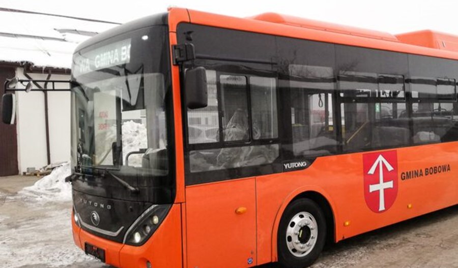 Pierwszy autobus Yutonga w Polsce. Dotarł do Bobowej Pierwszy autobus Yutonga w Polsce. Dotarł do Bobowej