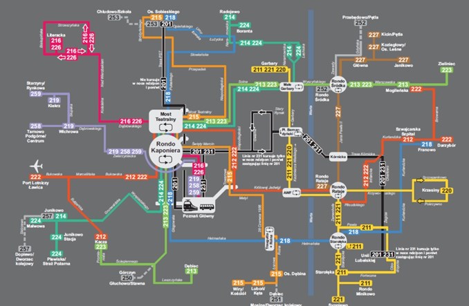 Poznań: Nowa sieć komunikacji nocnej od marca