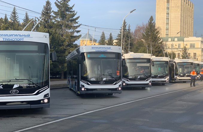 Do Omska trafi 29 dodatkowych trolejbusów Admirał. Do końca marca