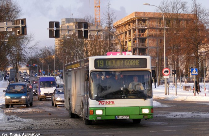 Białystok: Prawie 60-proc. spadek sprzedaży biletów