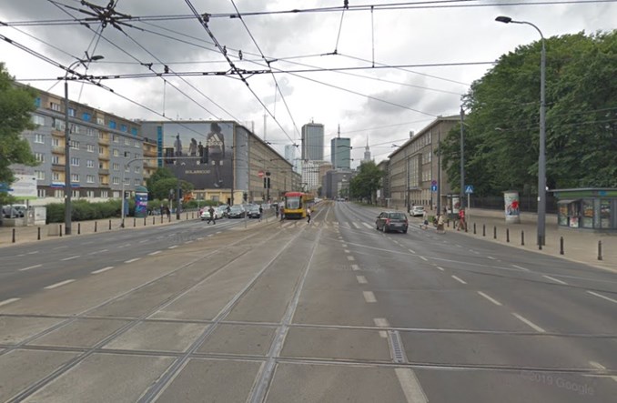 Warszawa: Działa zielona fala dla tramwajów od Dw. Centralnego do GUS-u