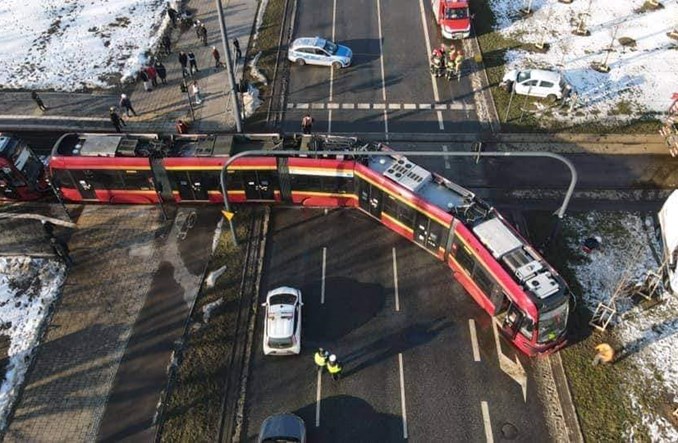 Łódź: Wypadek z udziałem tramwaju na Retkini