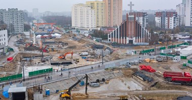 Tragiczny wypadek na budowie metra na Bródno. Jedna osoba nie żyje