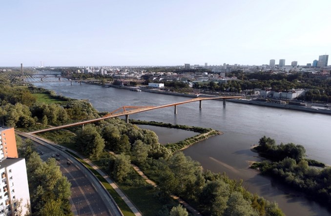Warszawa: Będzie kładka przez Wisłę. Miałaby powstać w ciągu 2-3 lat