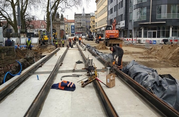 Szczecin: Duże tempo prac przy torowej rewolucji w centrum i na Niebuszewie