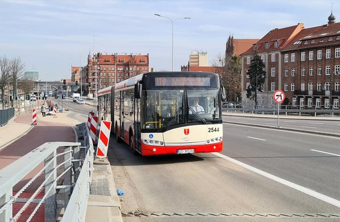 Gdańsk: 800 metrów nowych buspasów na Trakcie Świętego Wojciecha