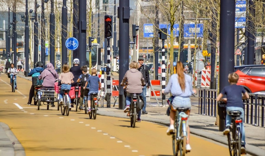 Rotterdam. Główna ulica przebudowana za 58 mln euro Rotterdam. Główna ulica przebudowana za 58 mln euro