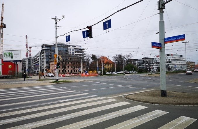 Wrocław: Duże zmiany na skrzyżowania Jagiełły i Dmowskiego przez tramwaj na Popowice