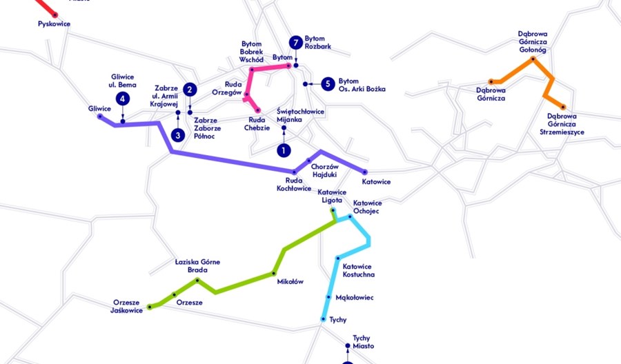 Metropolia GZM rozstrzygnęła przetarg na dokumentację w ramach Kolej+ Metropolia GZM rozstrzygnęła przetarg na dokumentację w ramach Kolej+