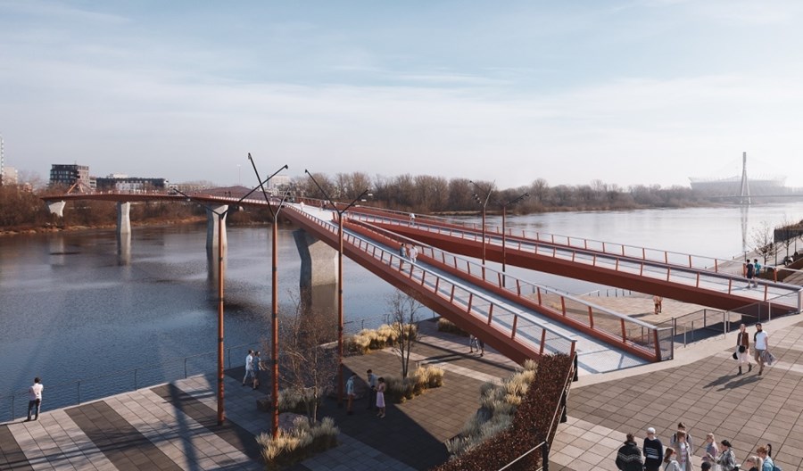 Warszawa: Ruszył przetarg na budowę kładki przez Wisłę Warszawa: Ruszył przetarg na budowę kładki przez Wisłę