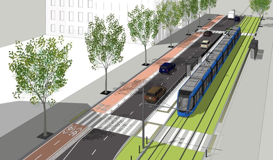 Kijów z pożyczką Banku światowego na tramwaj do centrum miasta Kijów z pożyczką Banku światowego na tramwaj do centrum miasta