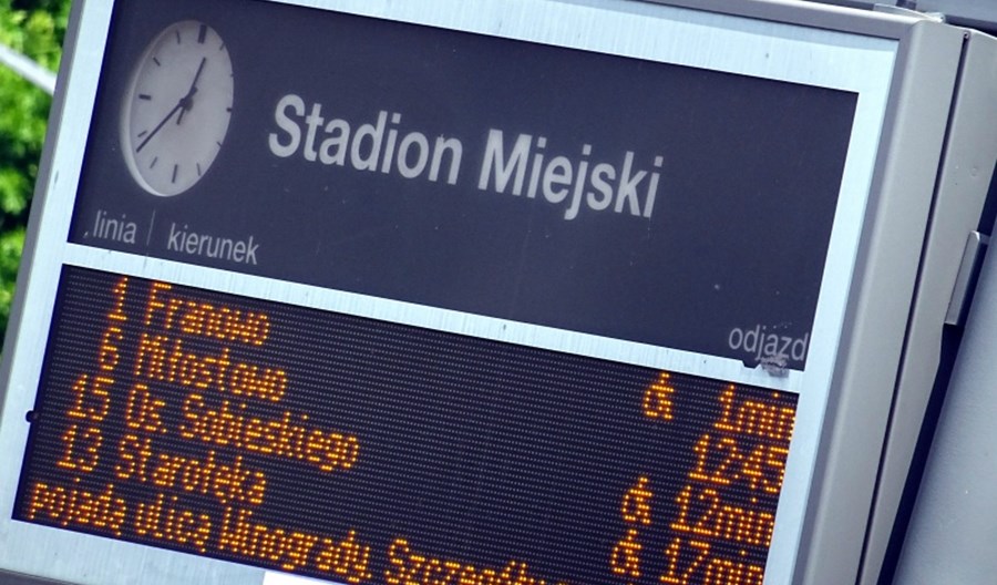 Poznań. Informacje o utrudnieniach na tablicach SIP Poznań. Informacje o utrudnieniach na tablicach SIP