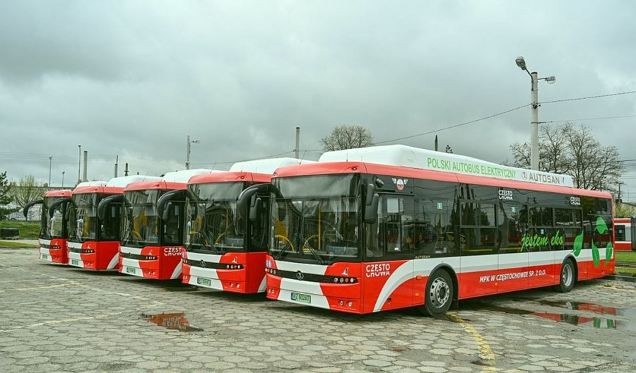 MPK w Częstochowie z kompletem elektrycznych Autosanów MPK w Częstochowie z kompletem elektrycznych Autosanów