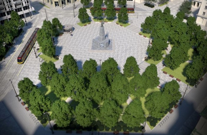 Łódź z ofertami na przebudowę pl. Wolności. Znowu drogo