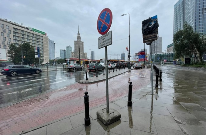 Warszawa: Ruszają prace przy pasach w rejonie ronda Dmowskiego