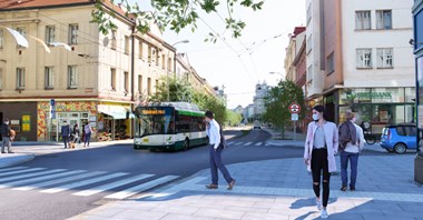 Pilzno zamyka jedną z głównych ulic dla transportu indywidualnego
