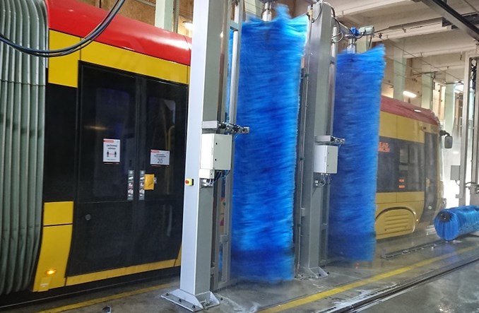 Nowoczesne rozwiązania myjniowe dla taboru tramwajowego