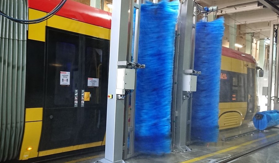 Nowoczesne rozwiązania myjniowe dla taboru tramwajowego Nowoczesne rozwiązania myjniowe dla taboru tramwajowego