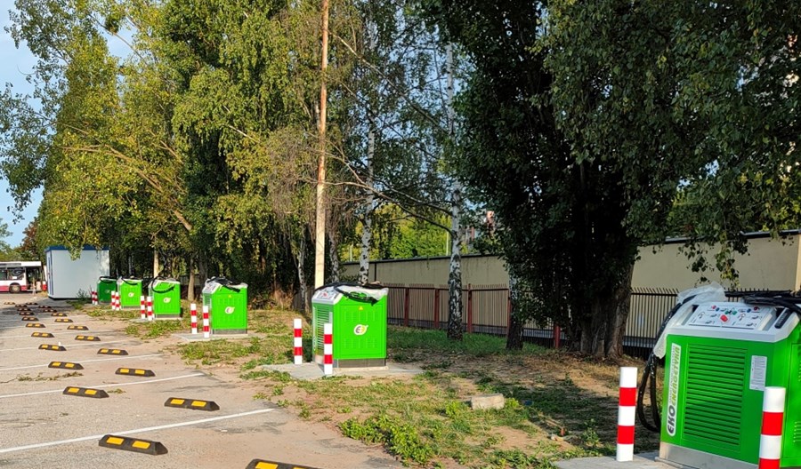 Szczecin. Zajezdnia Klonowica już z ładowarkami do elektrobusów Szczecin. Zajezdnia Klonowica już z ładowarkami do elektrobusów