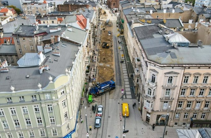Poznań. Trwają prace na ul. Św. Marcin i Al. Marcinkowskiego
