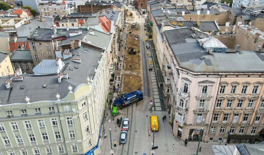 Poznań. Trwają prace na ul. Św. Marcin i Al. Marcinkowskiego Poznań. Trwają prace na ul. Św. Marcin i Al. Marcinkowskiego