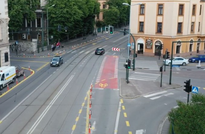 Kraków wycofał się z likwidacji drogi rowerowej na ul. Grzegórzeckiej 