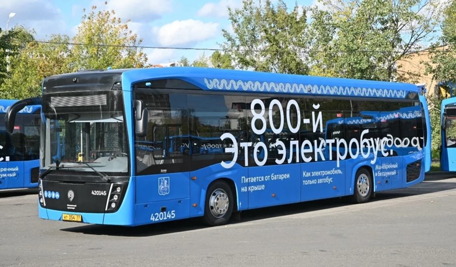 Moskwa ma już 800 elektrobusów. Do końca roku ma być tysiąc Moskwa ma już 800 elektrobusów. Do końca roku ma być tysiąc